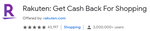 Rakuten Browser Extension