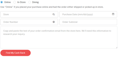 Rakuten Cash Back Tracker