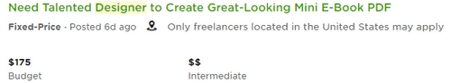 ebook design job example