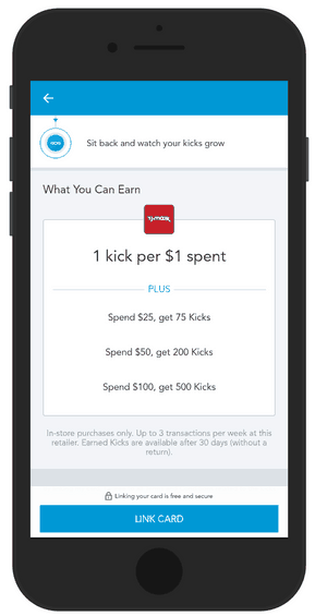 See store point structure when shopping with linked card