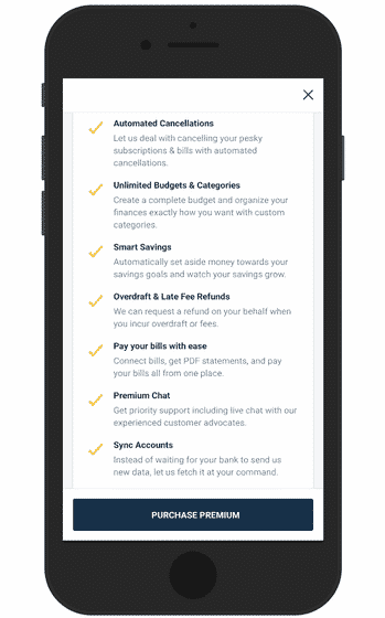 Get Truebill premium to save more money on your bills