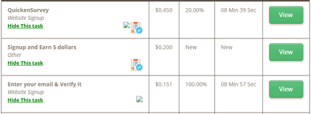 Make money with micro-tasks on Timebucks