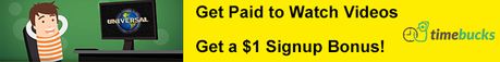 Get paid to watch videos on Timebucks