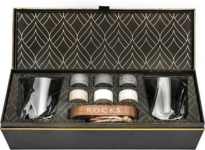 R.O.C.K.S Whiskey Stones Gift Set